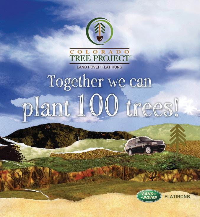 Colorado Tree Project Together we can plant 100 trees graphic