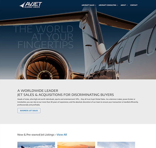 Avjet website