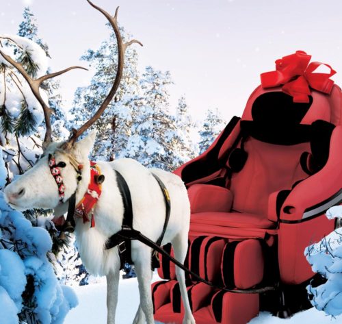 Reindeer pulling Inada chair