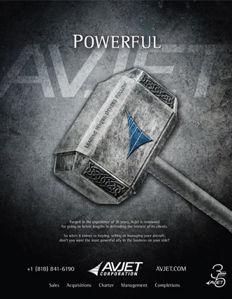 Avjet Powerful graphic