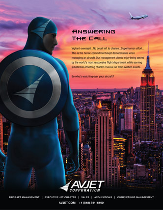 Avjet Answering the call graphic