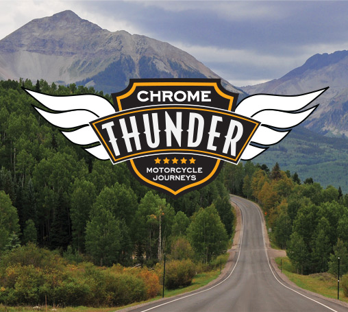 Chrome Thunder Motorcycle Journeys brand