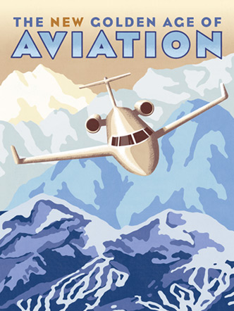 The new golden age of aviation graphic