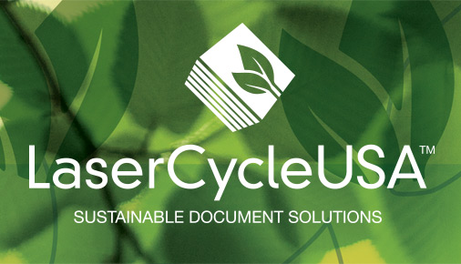 LaserCycleUSA Sustainable document solutions brand