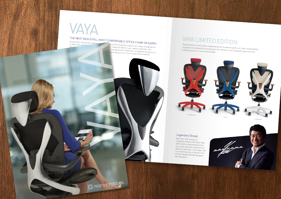 Positive Posture Vaya chair advertisement