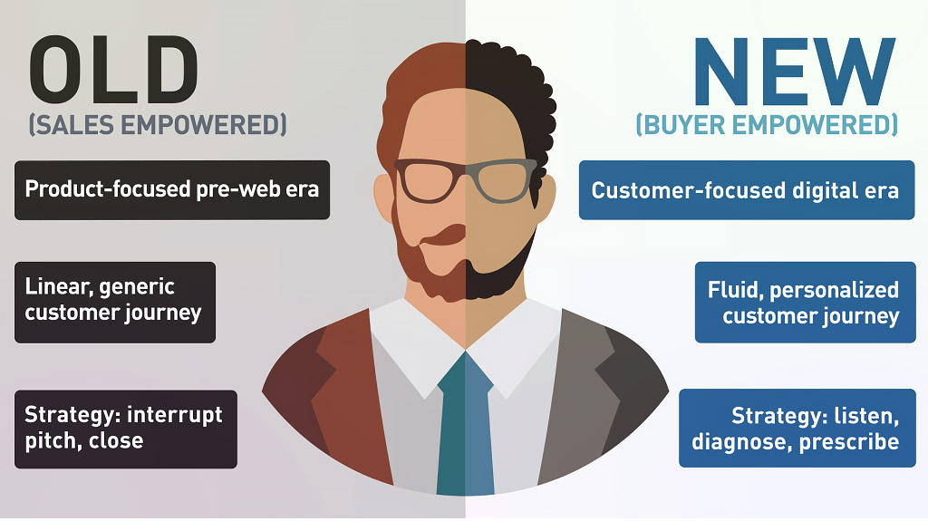 Sales to Buyer Centric graphic