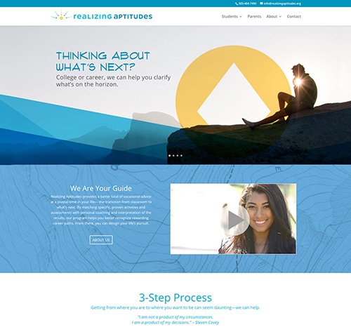 Realizing Aptitudes website