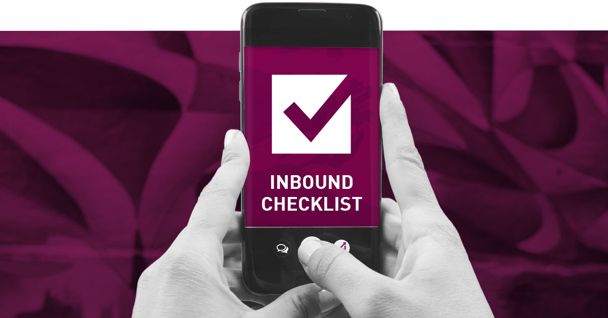 Inbound Marketing Checklist