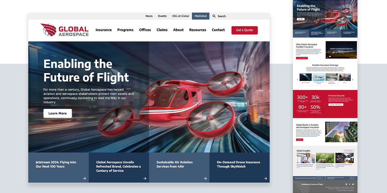 Global Aerospace Website