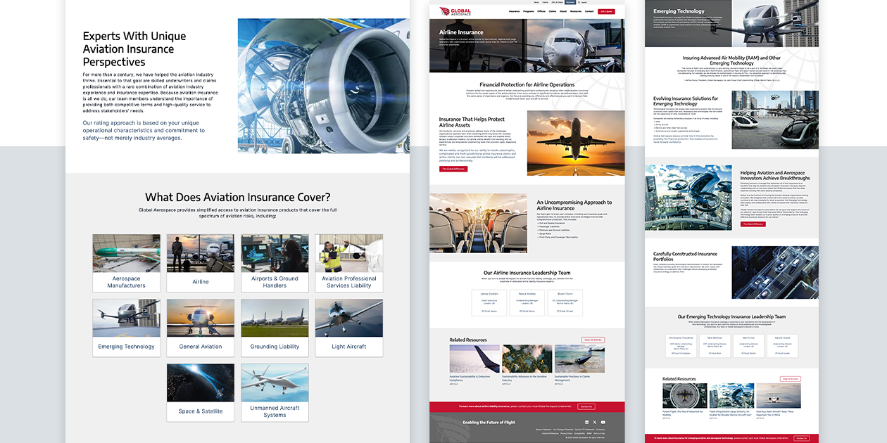 Global Aerospace Website